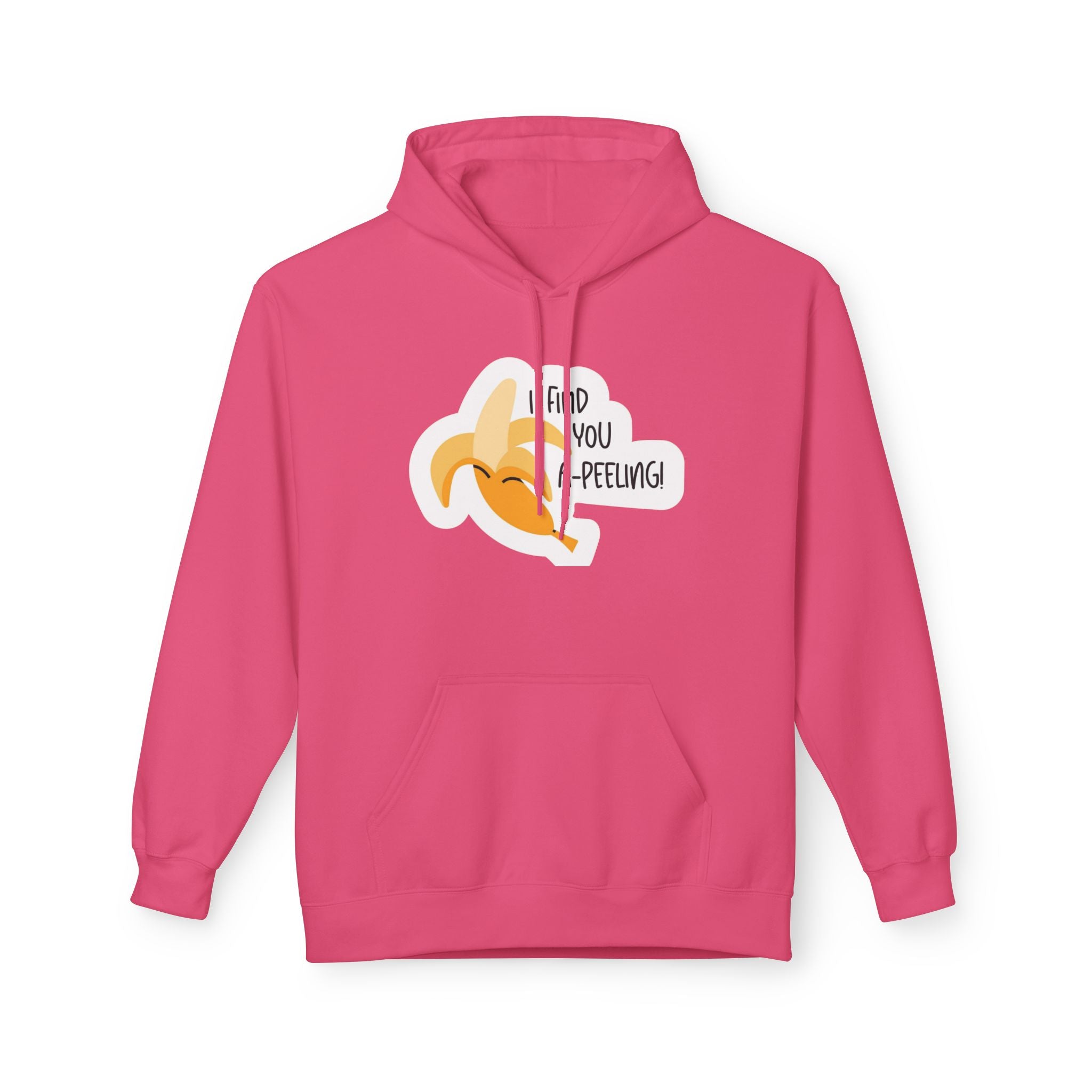 Peeling Banana Hoodie  "I Found You (Peeling)" Cute Fruit Pun Pullover