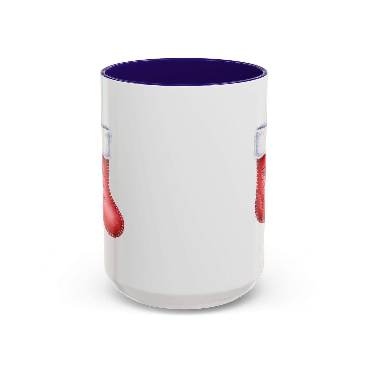 Holiday Mugs Christmas Gift Ideas Hot Cocoa & Coffee Cup Designs Filled with Love - Colorful 11oz & 15oz