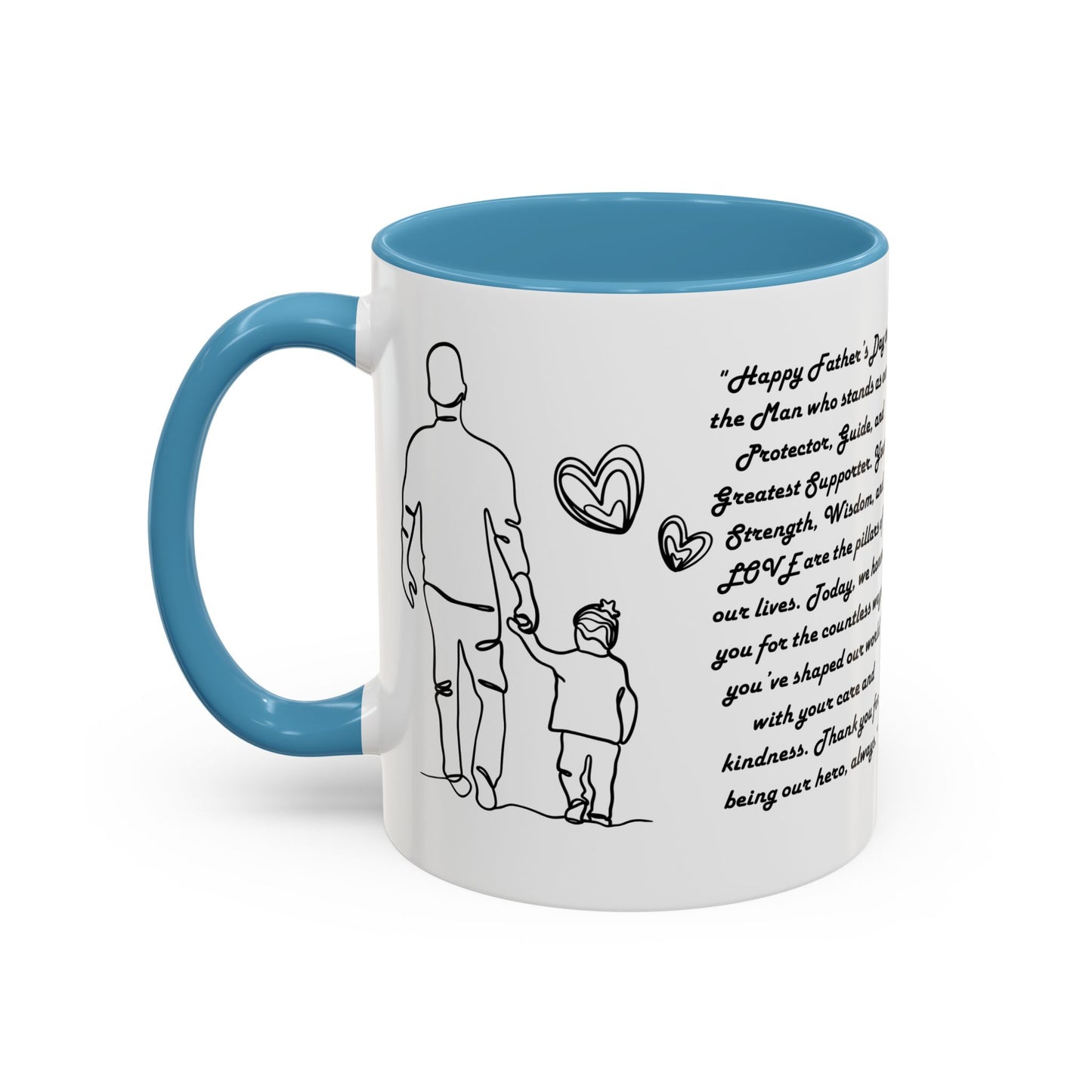 Fathers Day Mug Gift for Dad Funny Fathers Mug Accent Coffee Mug (11, 15oz)