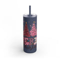 Christmas Tree Tumbler - 20oz Skinny Matte Drinkware Christmas gift mug