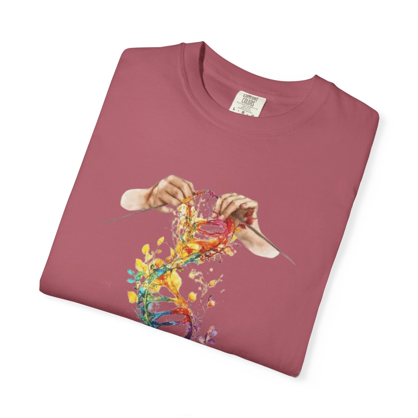 👚 Soft. Stylish. Mom-approved. Order now and gift her something she'll actually wear! Colorful DNA Art Unisex T-shirt, Science Tee, Creative Garment, Gift for Scientists,