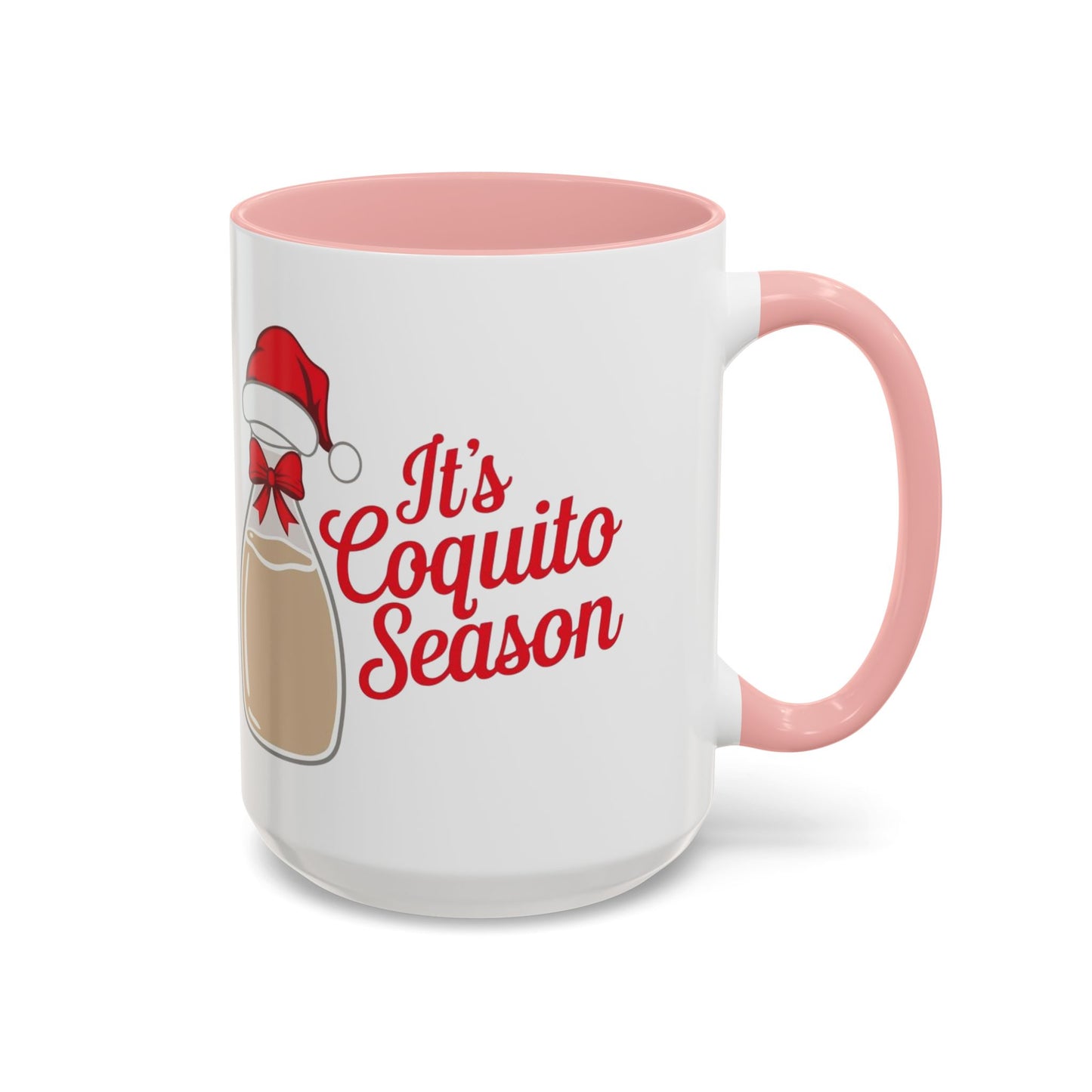 Herencia de Puerto Rico Mug Coquito Season Accent Mug Festive Holiday Coffee Cup