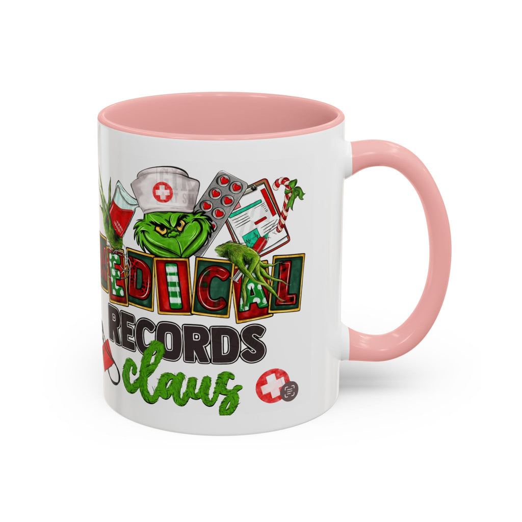 Medical Records Claus Coffee Mug — Funny Holiday Nurse & Medical Staff Gift (11/15oz) Medical Christmas Mug,