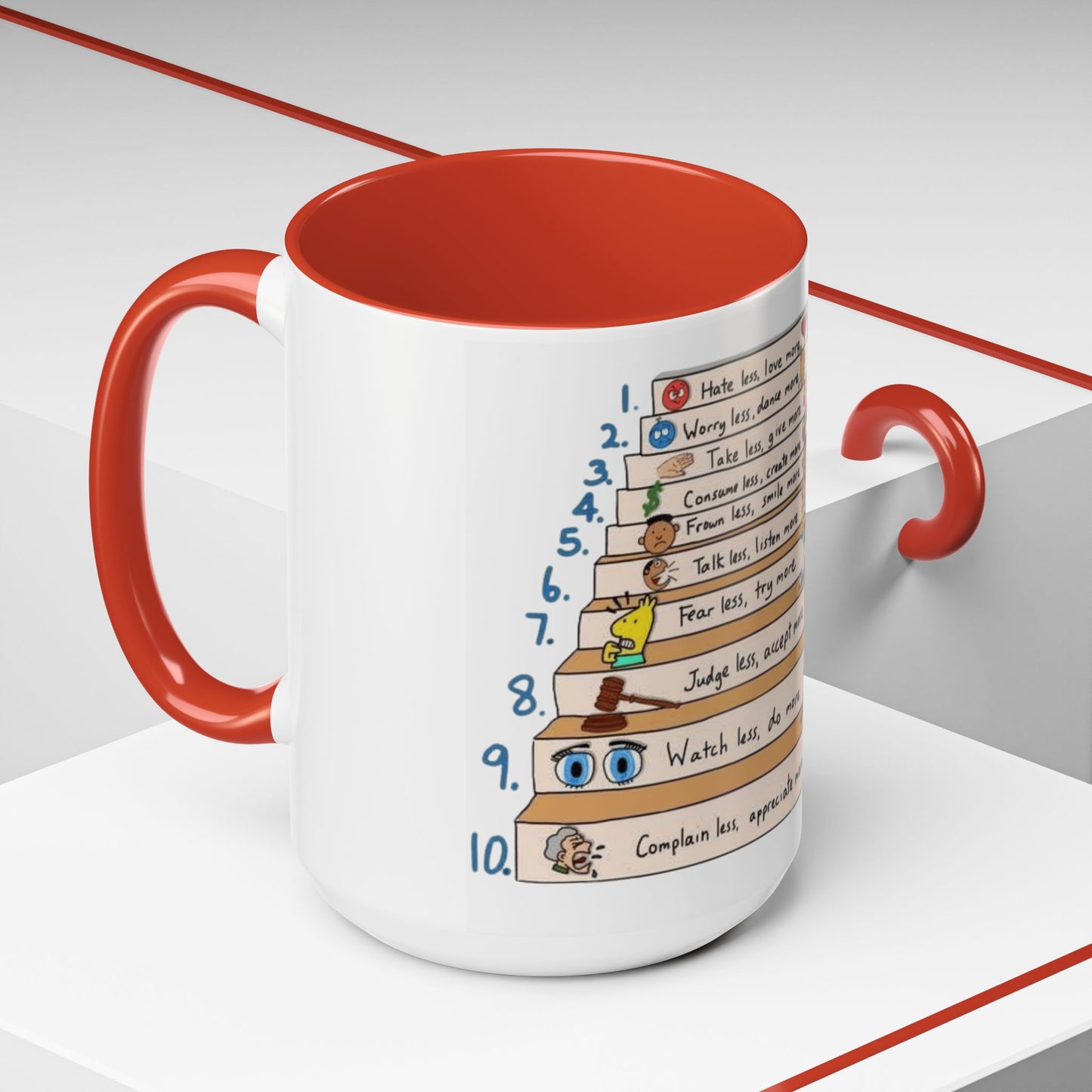 ☕ Start Your Day with Meaning Motivational Gift, Self-Care Mug, Unique Home Decor, Joyful Drinkware