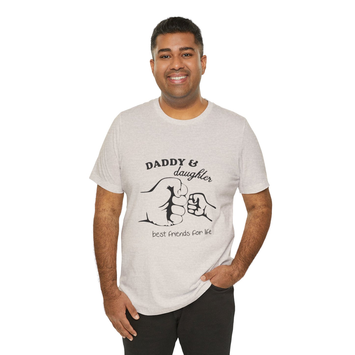 Daddy Daughter Best Friends Unisex Tee Fathers Day Gift, Family Matching Shirts, Kids & Dad Tee, Cute Parenting Apparel
