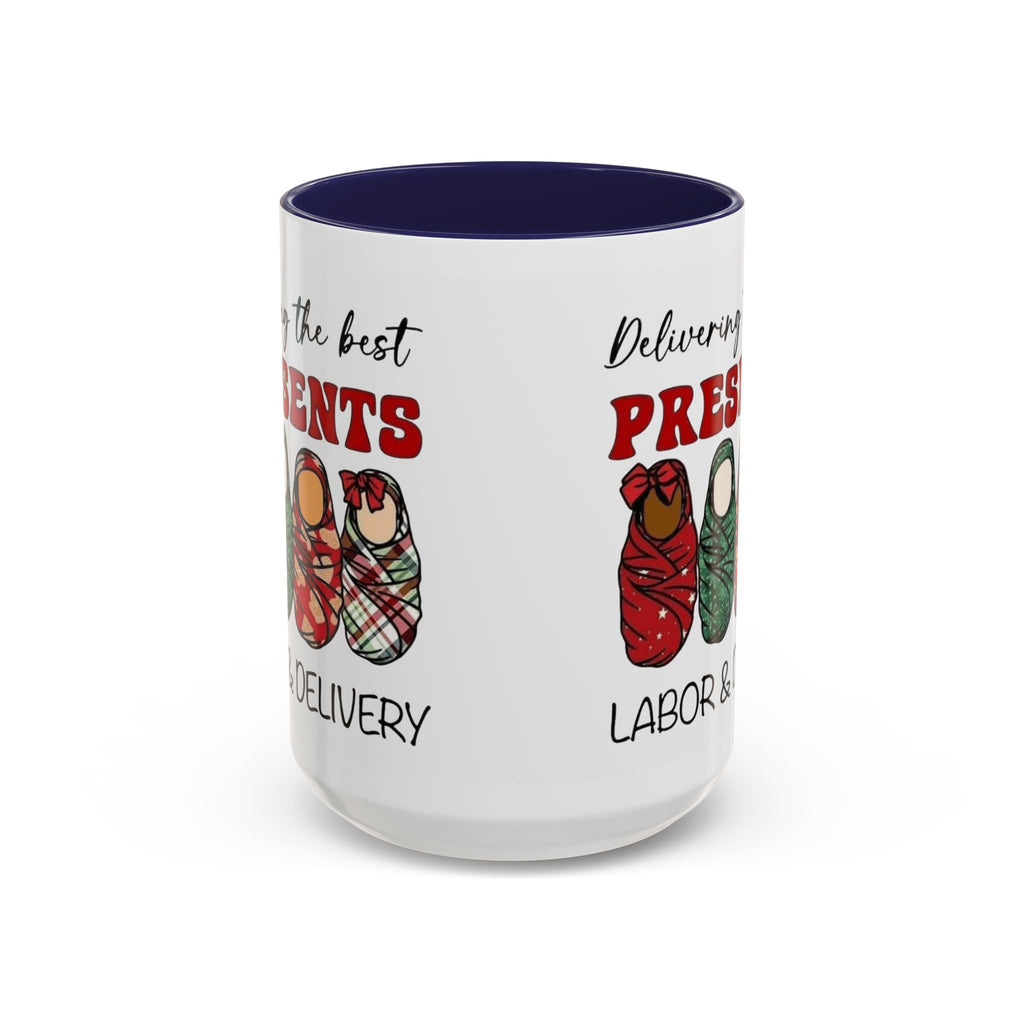 Christmas Presents Delivery Coffee Mug — "Delivering the Best Presents" Accent Mug Medical Christmas Mug,