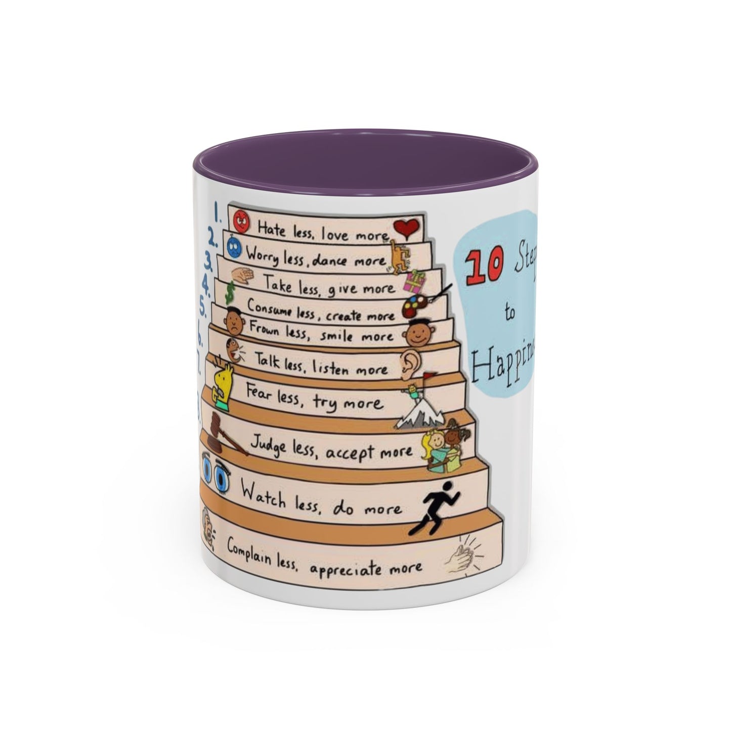 ☕ Start Your Day with Meaning Motivational Gift, Self-Care Mug, Unique Home Decor, Joyful Drinkware