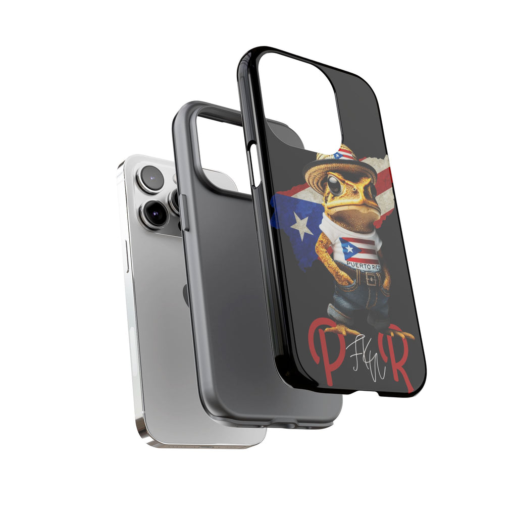 Puerto Rican Frog Tough Phone Case  Puerto Rico Flag Patriotic Protective Case