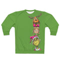 Grinch Family Stack Sweatshirt  Funny Holiday Christmas Crewneck