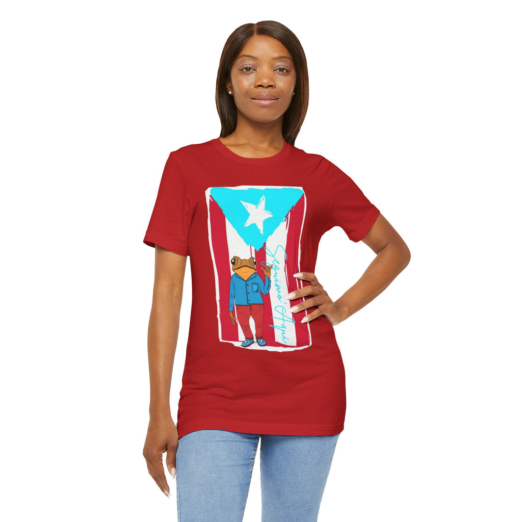 Puerto Rican Coqui Flag T‑Shirt  Boricua Pride Tee