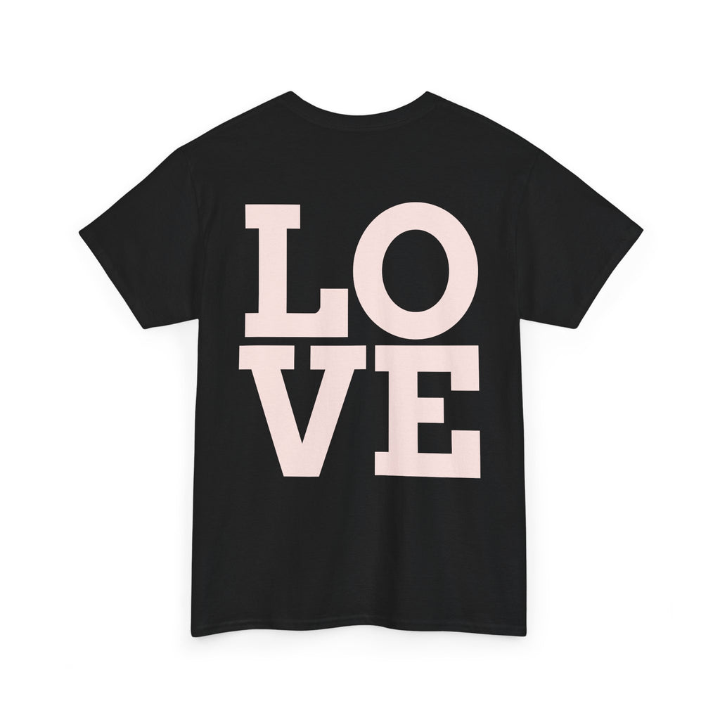 Pink Heart Cherries Tee  LOVE Graphic Valentine T-Shirt