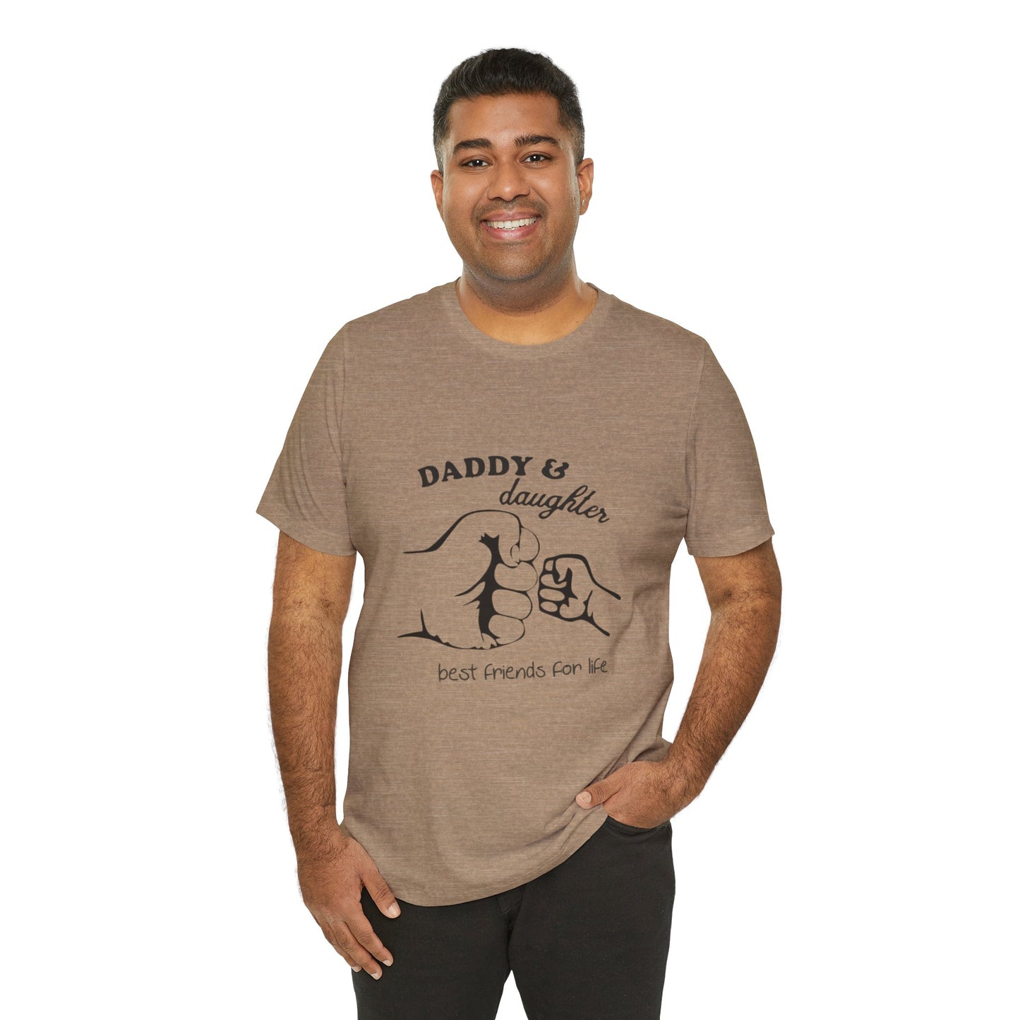 Daddy Daughter Best Friends Unisex Tee Fathers Day Gift, Family Matching Shirts, Kids & Dad Tee, Cute Parenting Apparel