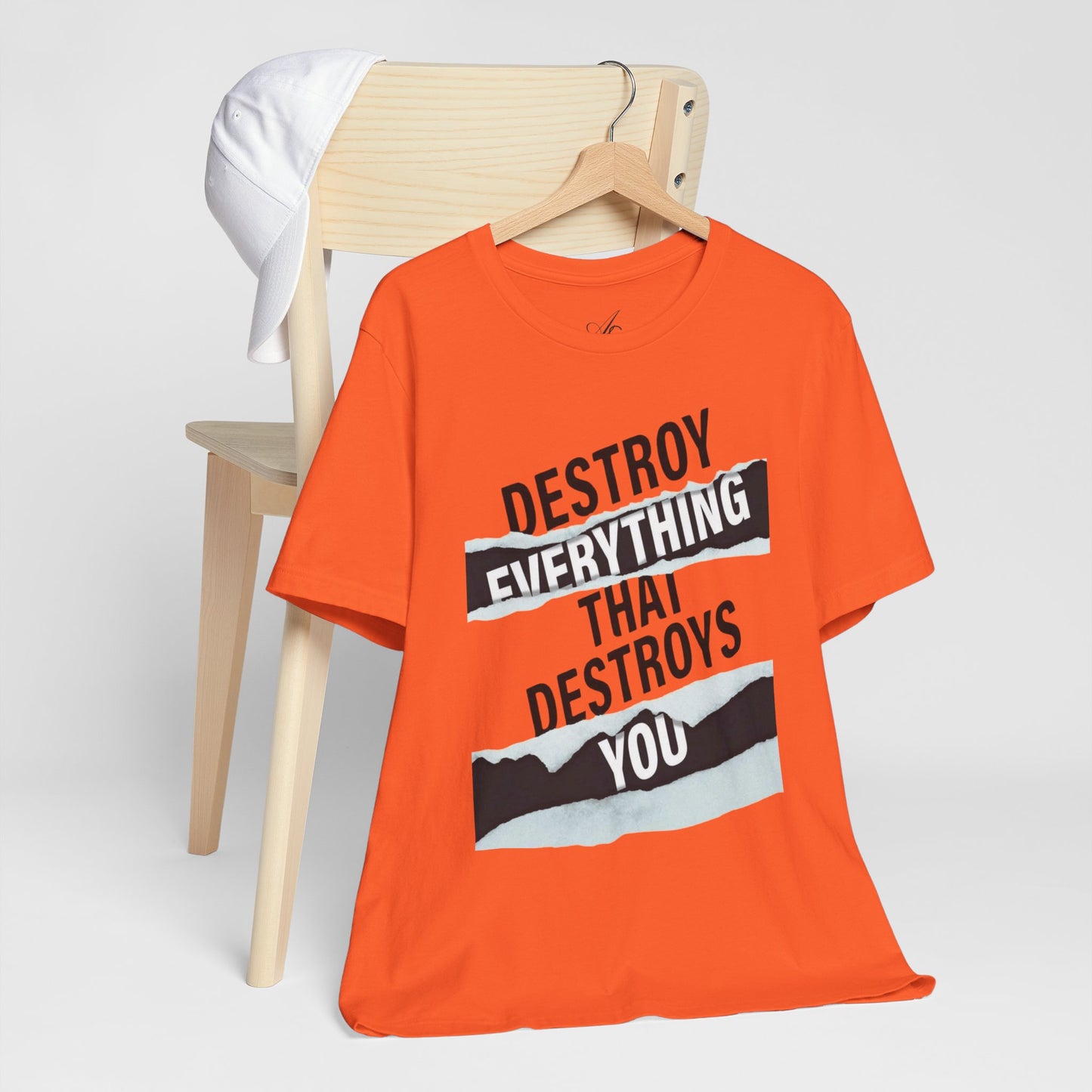 Destroy Everything That Destroys You T-Shirt  Bold Typographic Graphic Tee