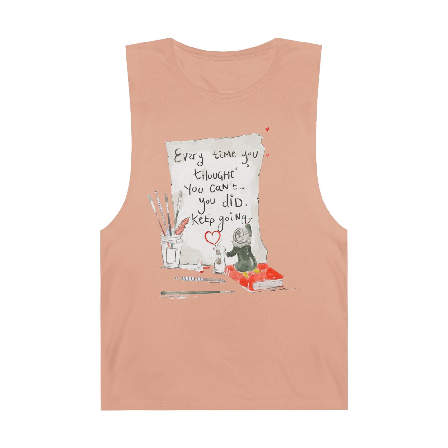 Effortlessly Cool & Made to Move Inspirational Quote Unisex Tank Top, Motivational Workout Shirt, Casual Summer Wear, Gift for Athletes, Encouragement Apparel
