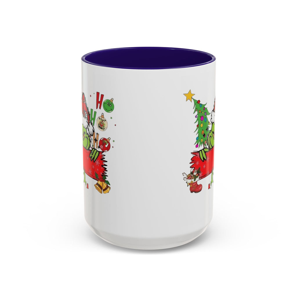 Christmas Grinch Mug (11oz & 15oz)  Funny Holiday Coffee Cup with Grinch Illustration Christmas Mugs Collection!