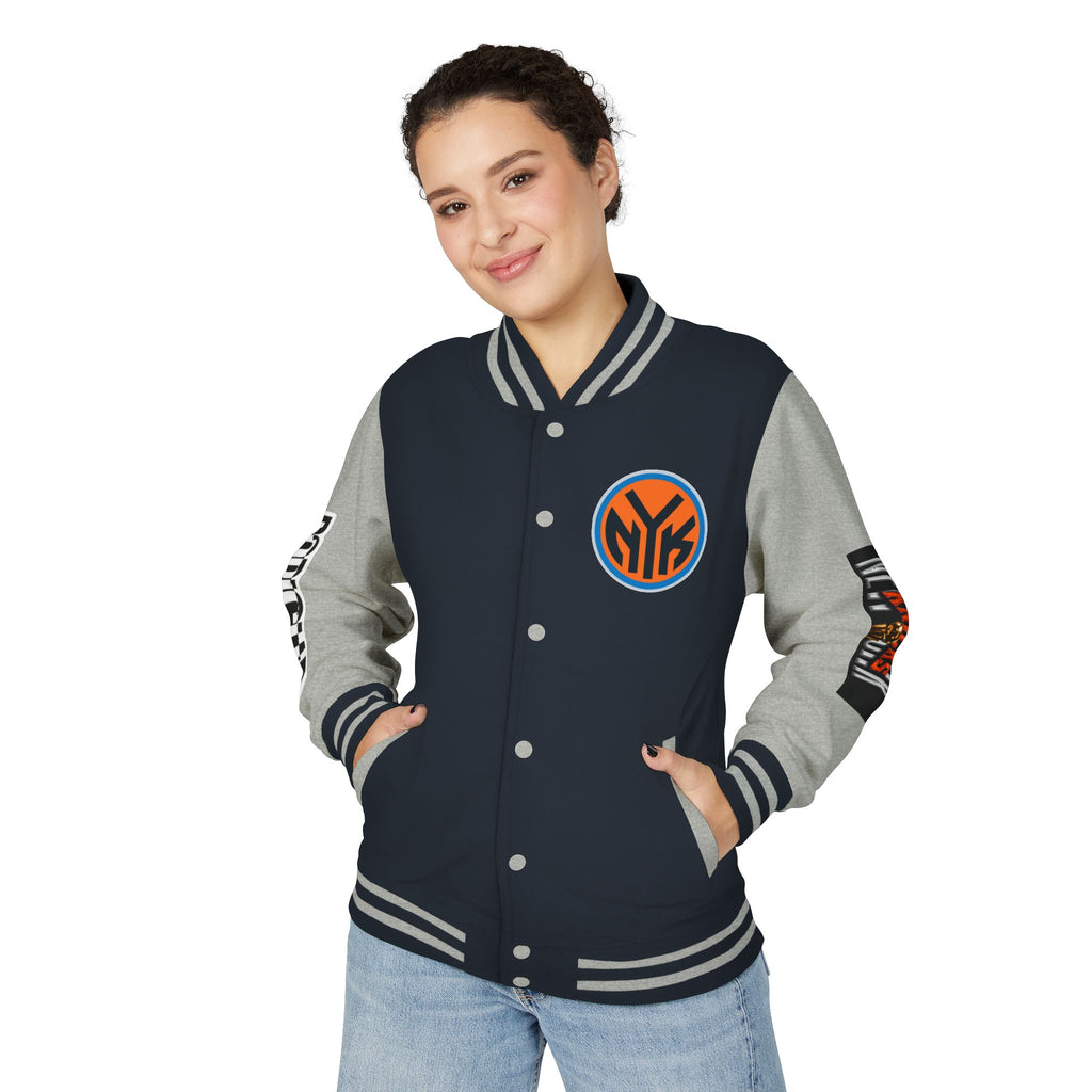 Basketball-Inspired Letterman Jacket — Men's Retro Varsity Sports Jacket Jose AlvarTribute Varsity Jacket