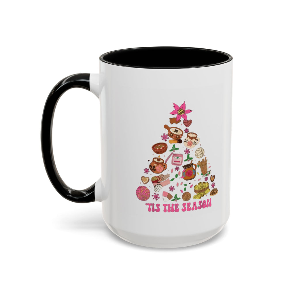 Coffee Mug - 'Tis the Season' Holiday Cookie Tree Accent Mug (11/15oz)