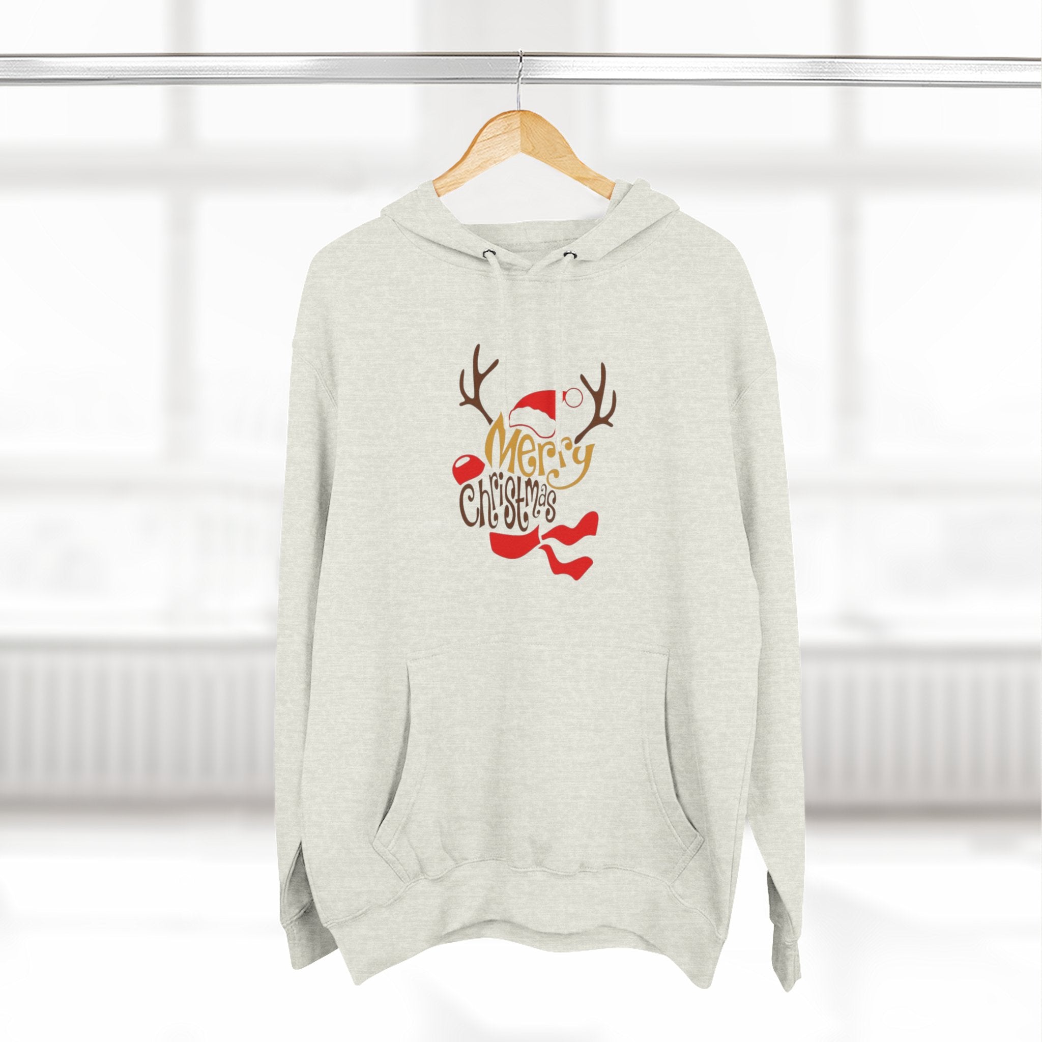 Holiday Apparel | Christmas Tees & Sweatshirts with Festive Quotes Merry Christmas Fleece Hoodie