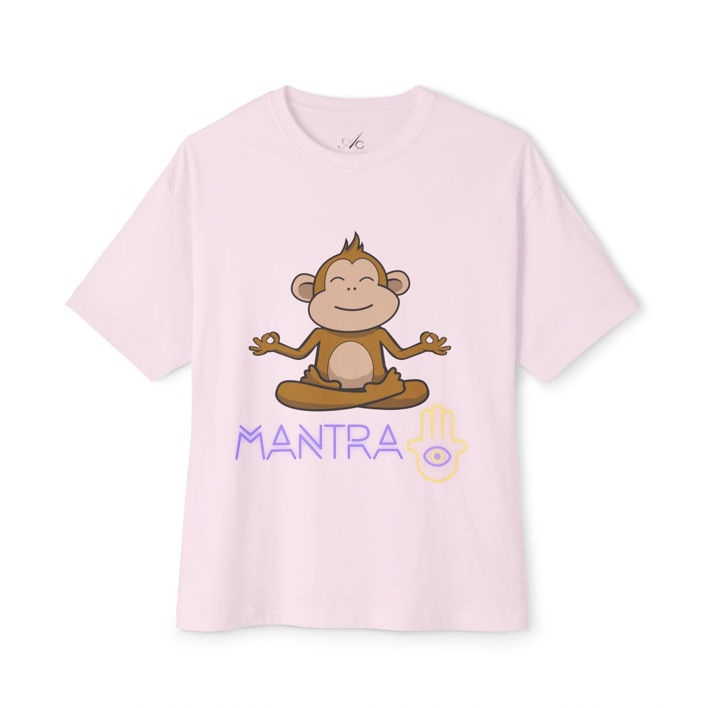 🧘‍♀️ Wear Your Peace. Mindful Monkey Graphic Tee | Unisex Boxy T-Shirt for Yoga Lovers, Gifts for Him/Her, Relaxation Apparel, Meditative Wear, Casual Streetwear