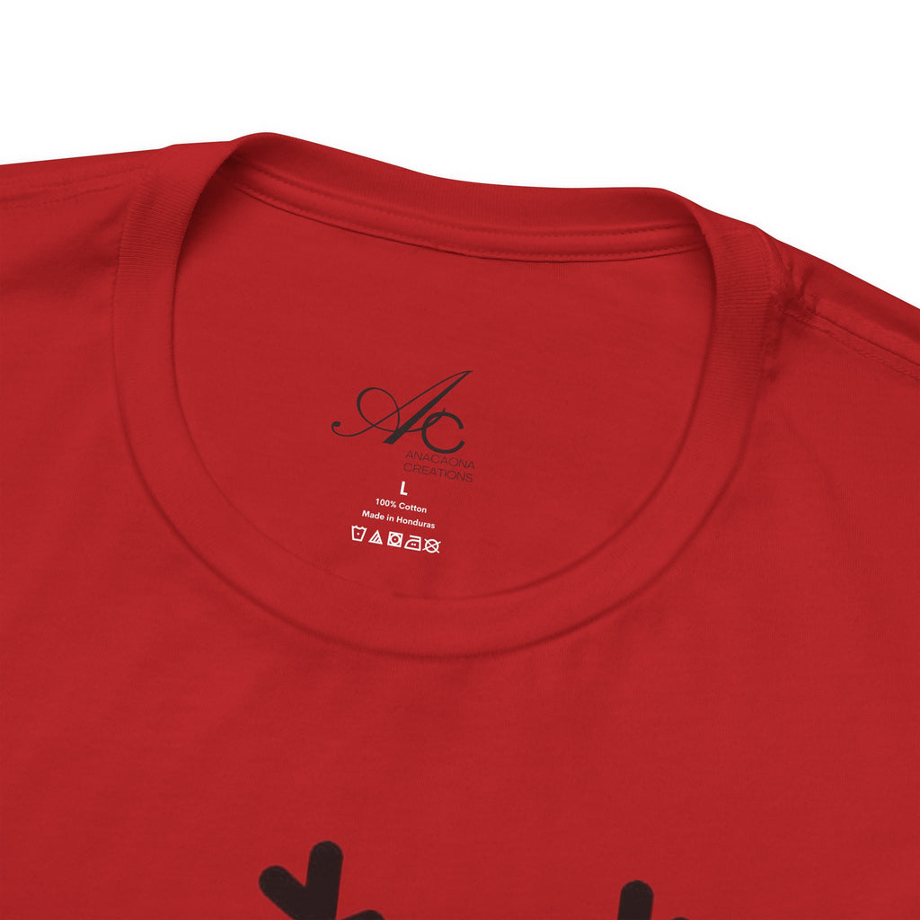 Christmas Reindeer Graphic Tee - Unisex Jersey Short Sleeve Shirt