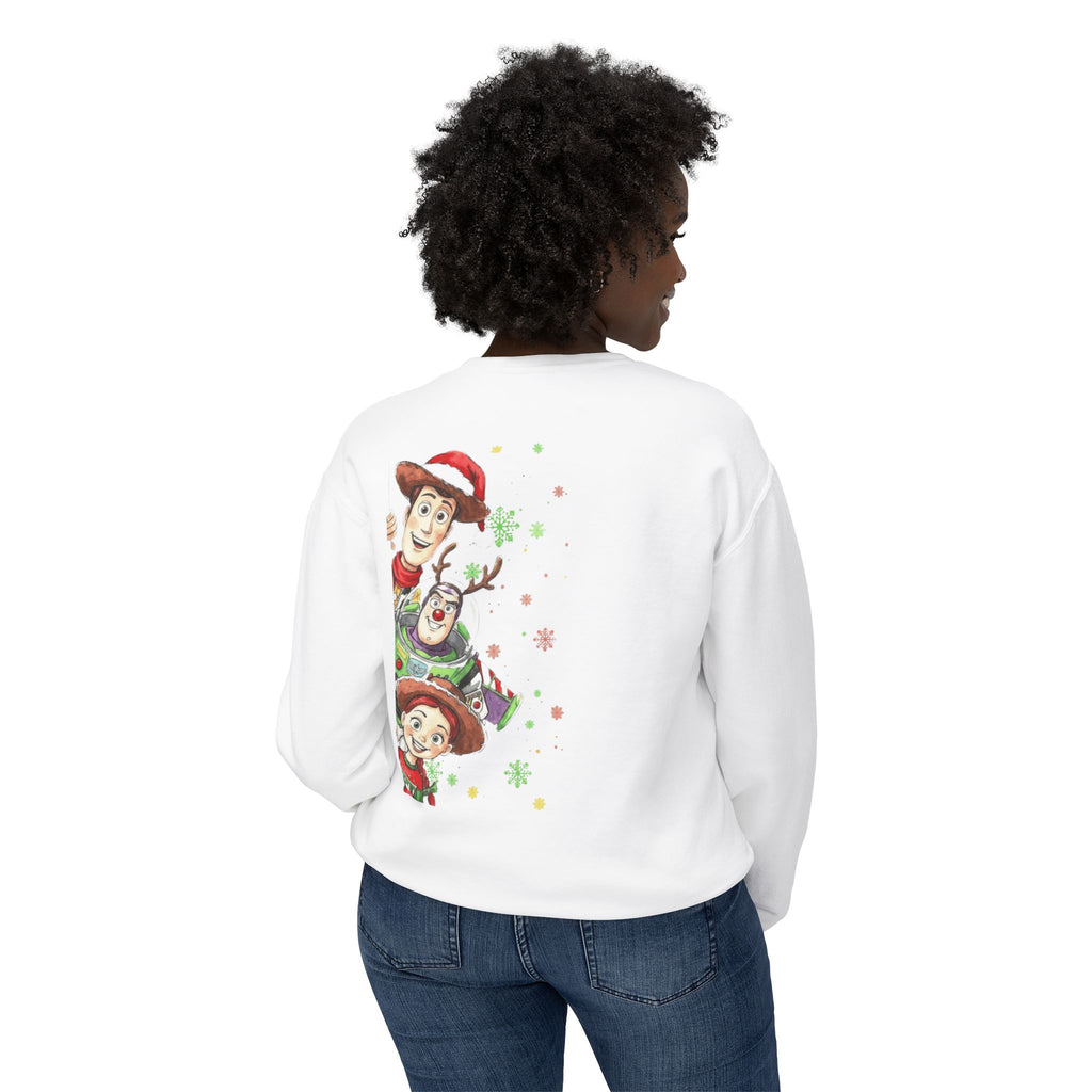 Christmas Toy Cowboy Crewneck Sweatshirt  Festive Woody & Friends Holiday Sweatshirt Cartoon Christmas T-shirts and Sweaters