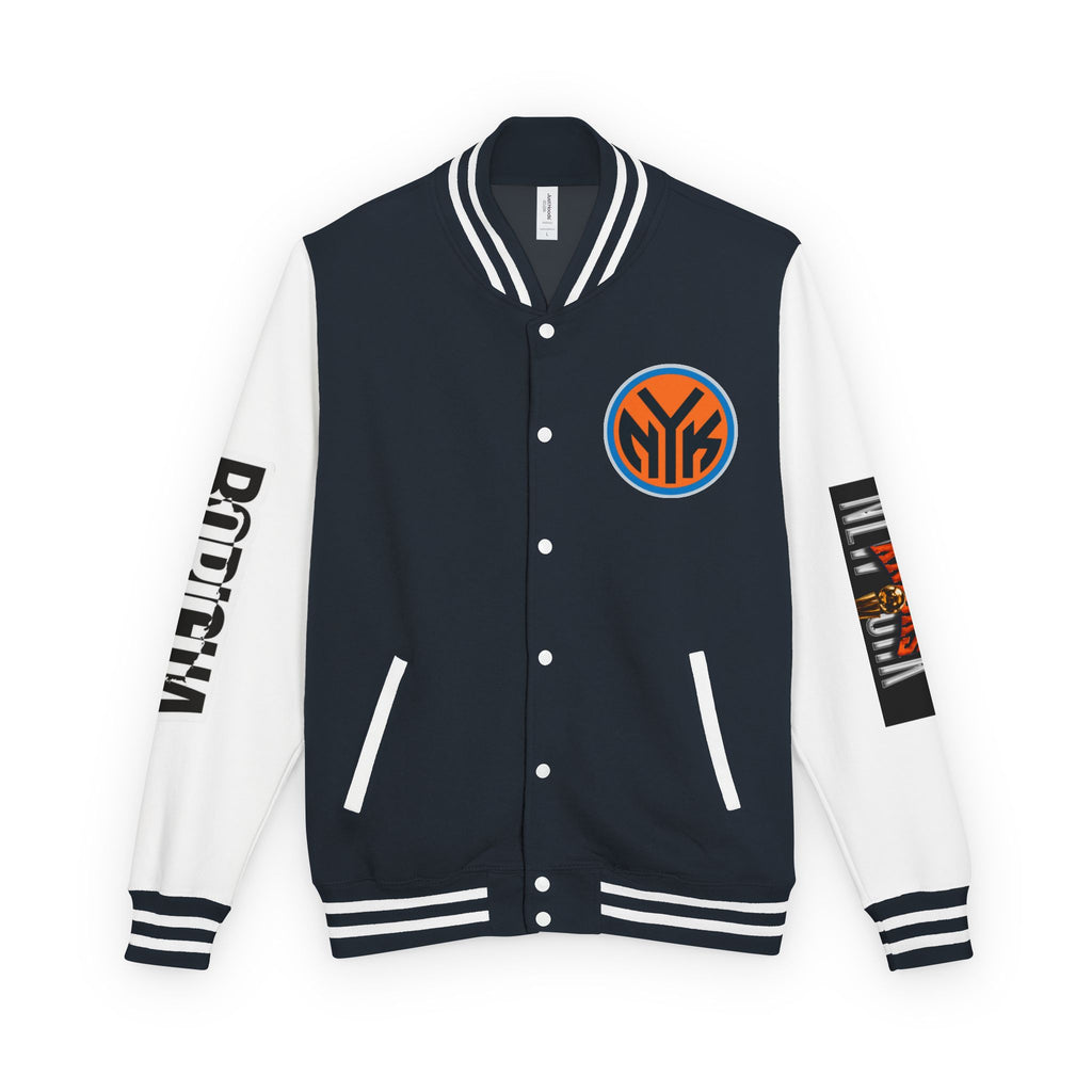 Basketball-Inspired Letterman Jacket — Men's Retro Varsity Sports Jacket Jose AlvarTribute Varsity Jacket