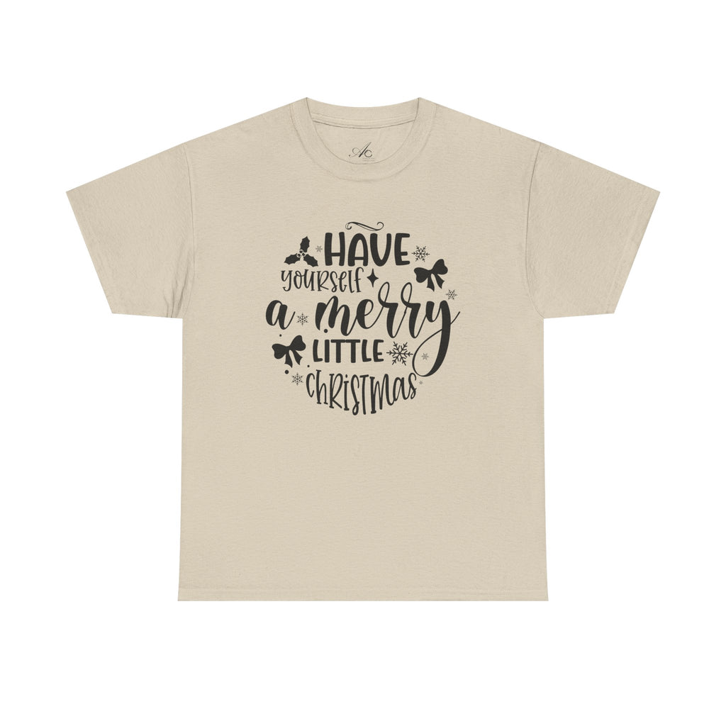 Merry Christmas Cotton Tee Holiday Graphic Tees & Cozy Festive Wear