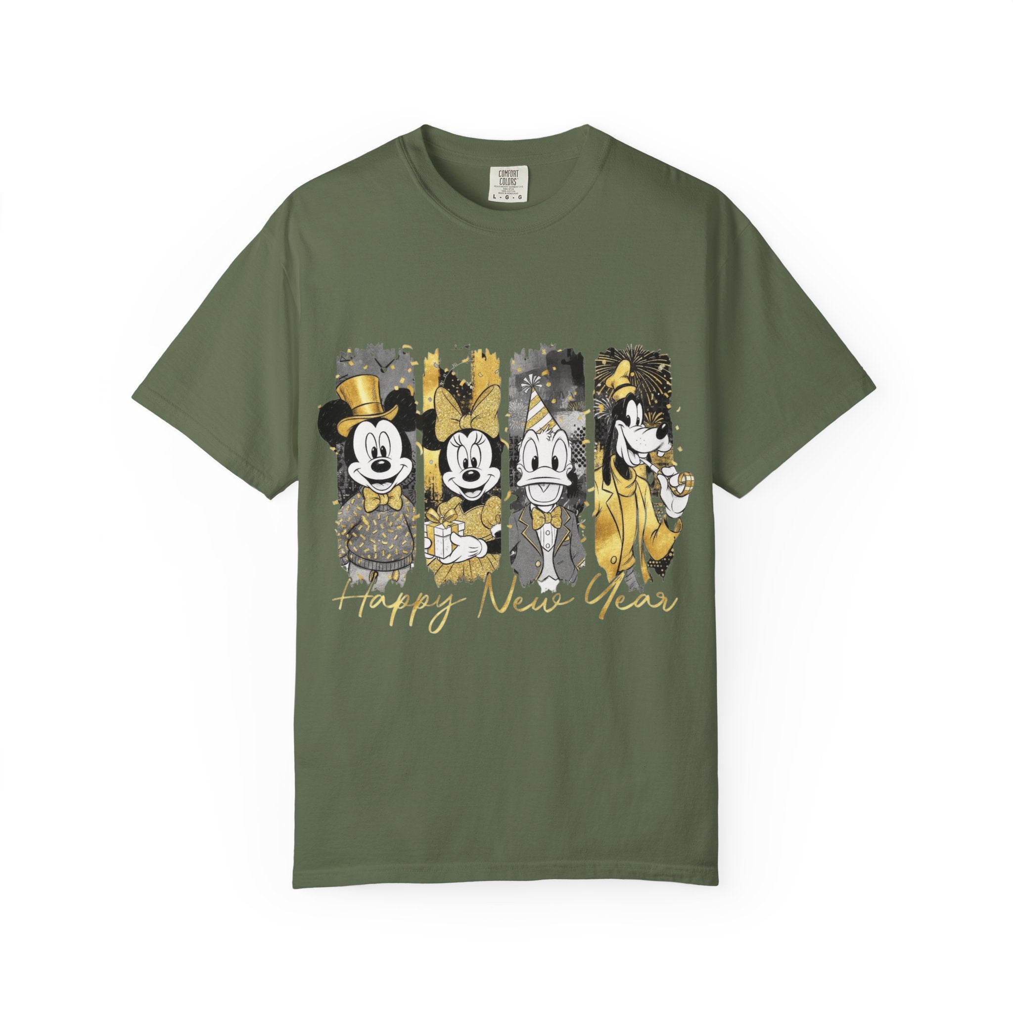 New Year Mickey & Friends T-Shirt  'Happy New Year' Graphic Tee