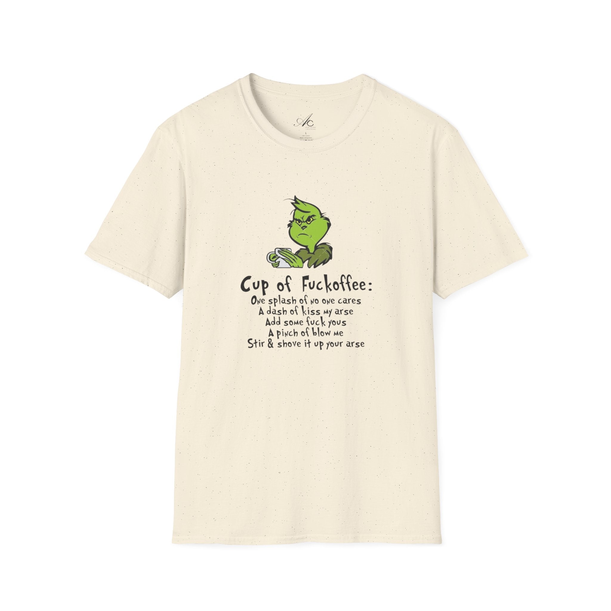 Holiday Apparel | Christmas Tees & Sweatshirts with Festive Quotes Funny Grinch Coffee Lover T-Shirt