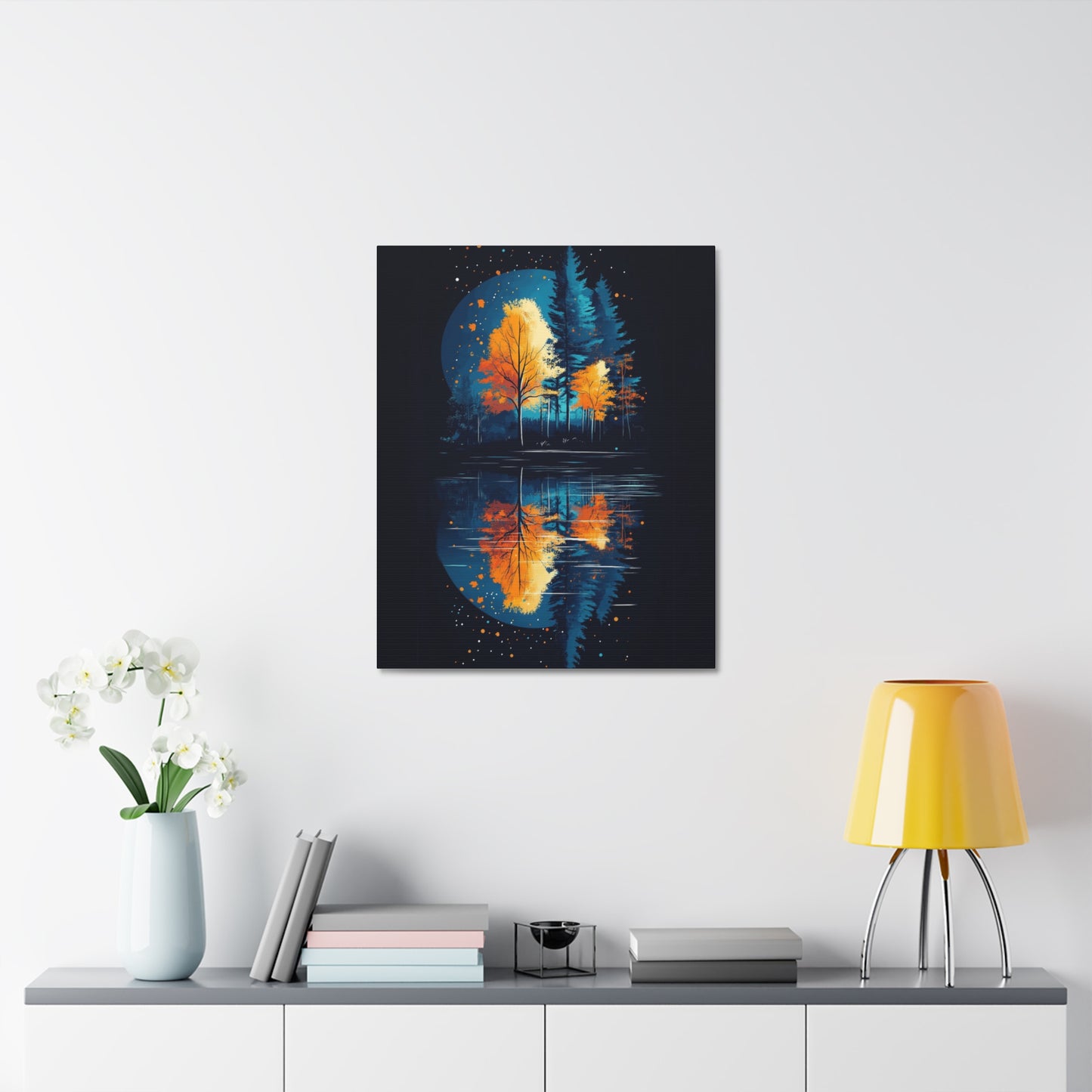 Vibrant Autumn Landscape Canvas Art | Fall Decor | Nature Wall Art | Home Decor | Gift for Nature Lovers