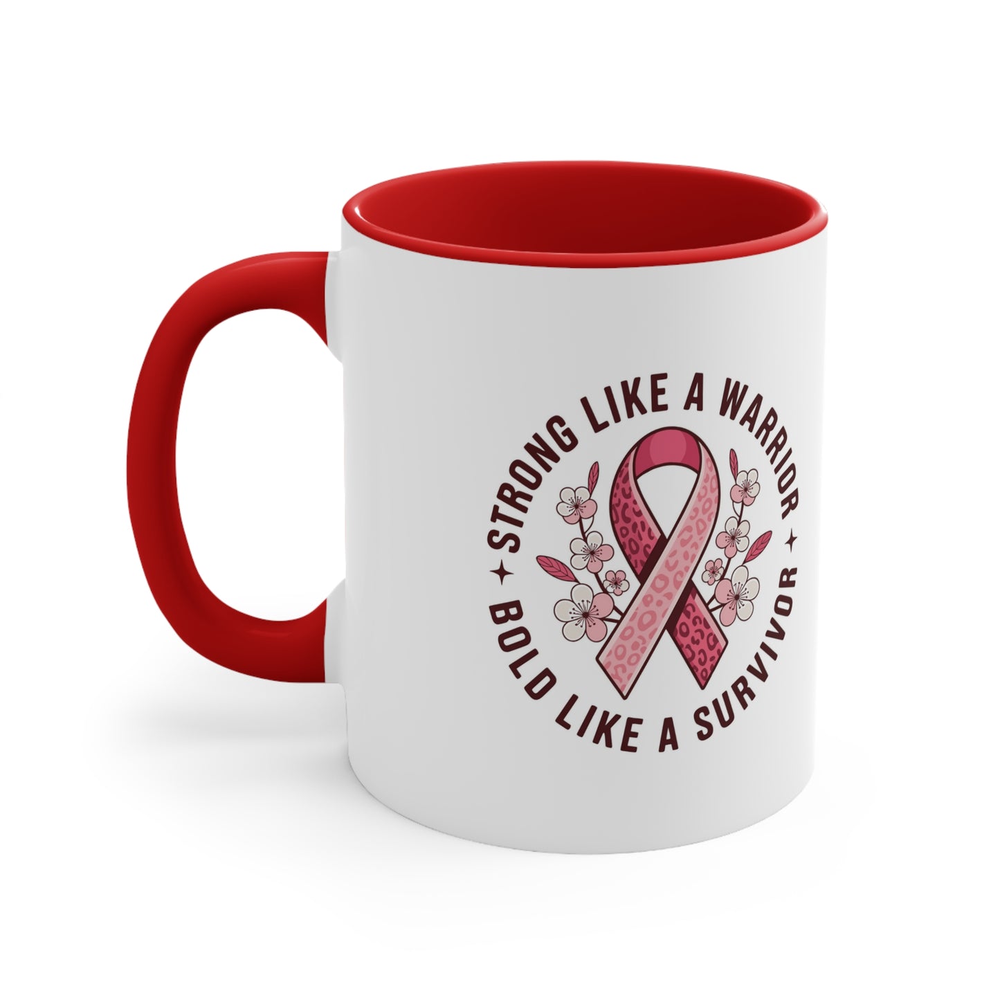 Empowering Survivor Mug - Strong Like a Warrior CancerSurvivor HopeMug