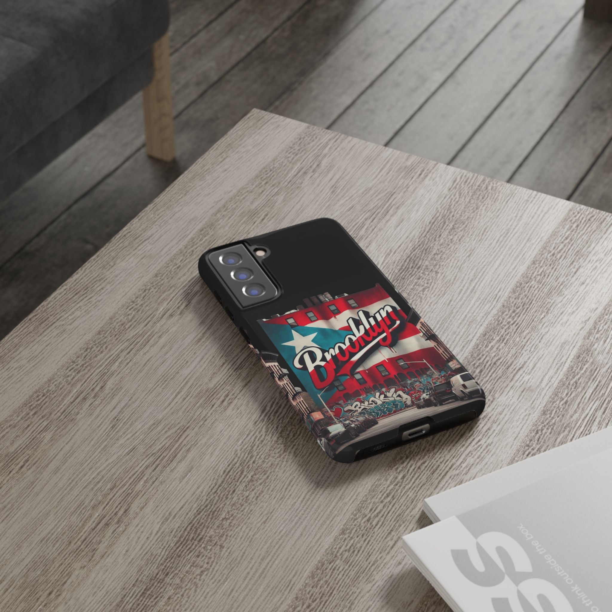 Brooklyn Street Art Phone Case  Urban Graffiti Protective Cover