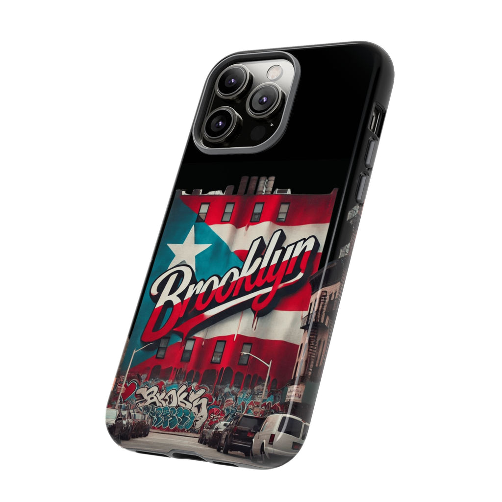 Brooklyn Street Art Phone Case  Urban Graffiti Protective Cover