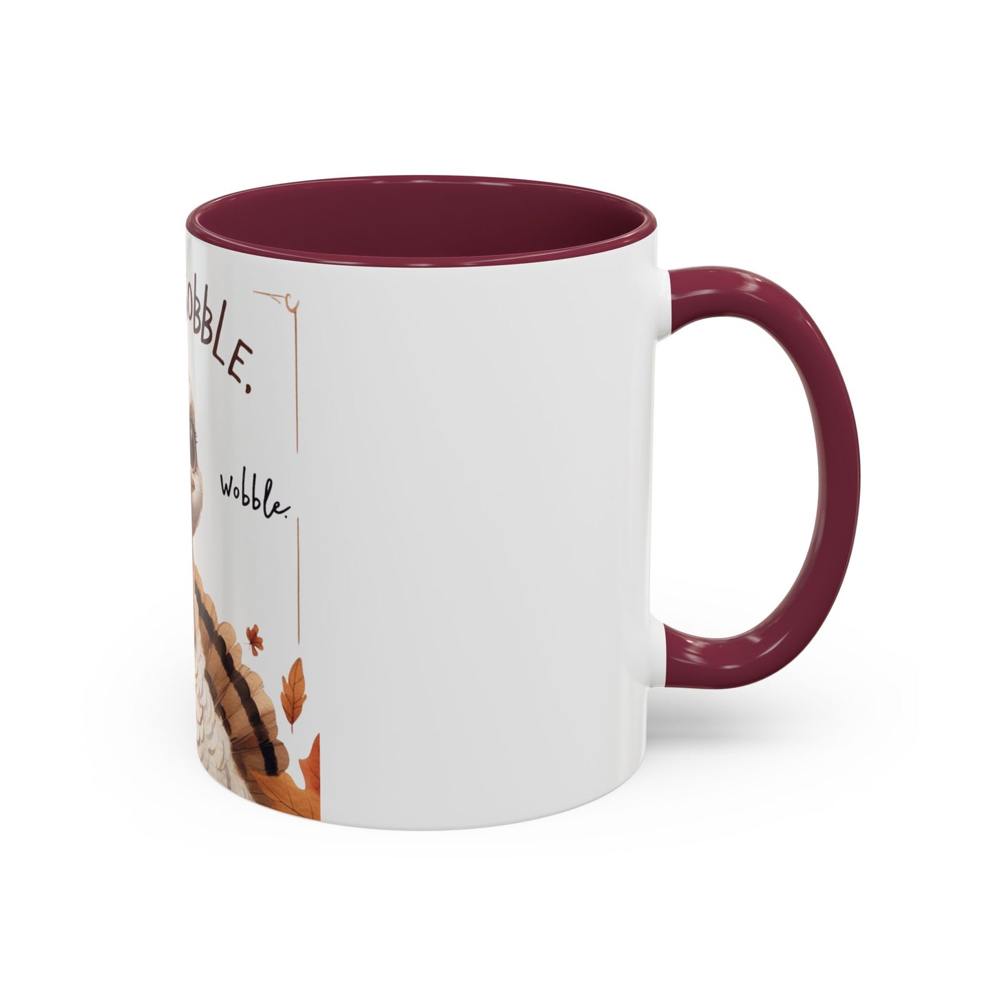 Mix cozy, aesthetic, and autumn-inspired sayings 🍁 Whimsical Thanksgiving Mug - Gobble Gobble Design
