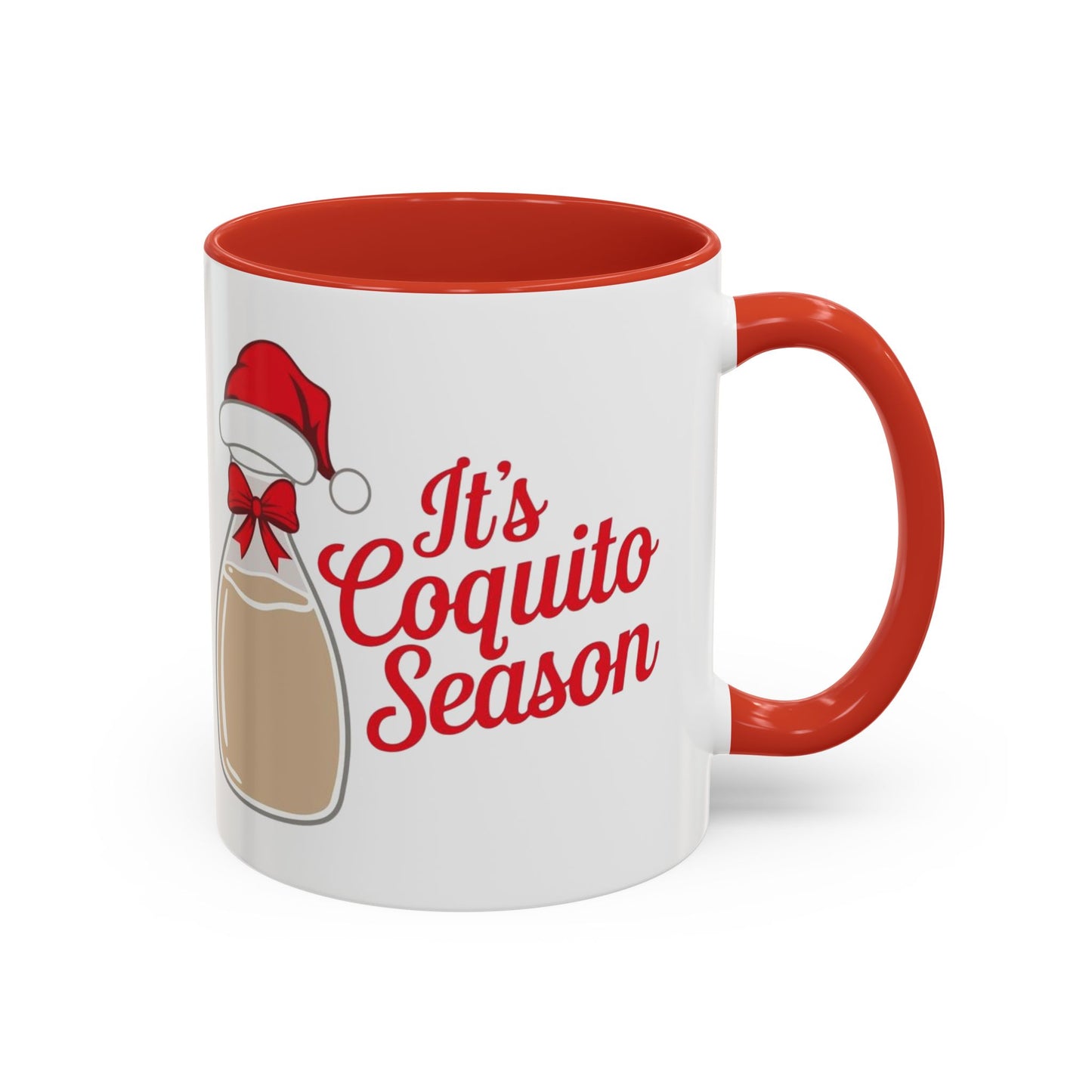 Herencia de Puerto Rico Mug Coquito Season Accent Mug Festive Holiday Coffee Cup