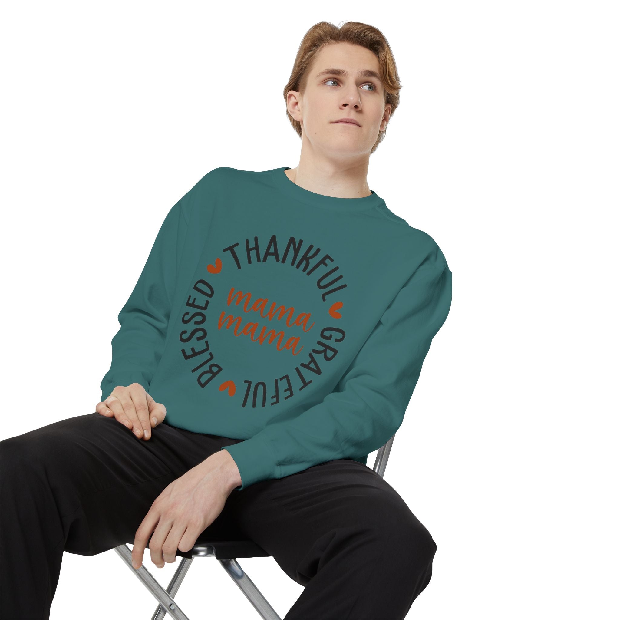 MOM  Sweatshirt Thankful Grateful Blessed "Mama Mama" Sweatshirt