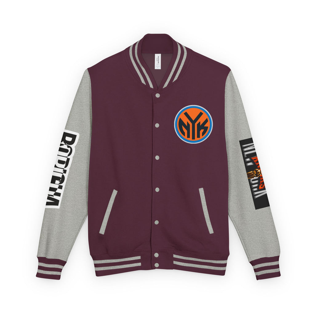 Basketball-Inspired Letterman Jacket — Men's Retro Varsity Sports Jacket Jose AlvarTribute Varsity Jacket