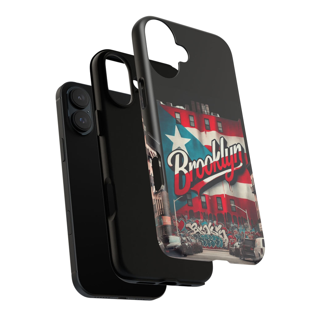 Brooklyn Street Art Phone Case  Urban Graffiti Protective Cover