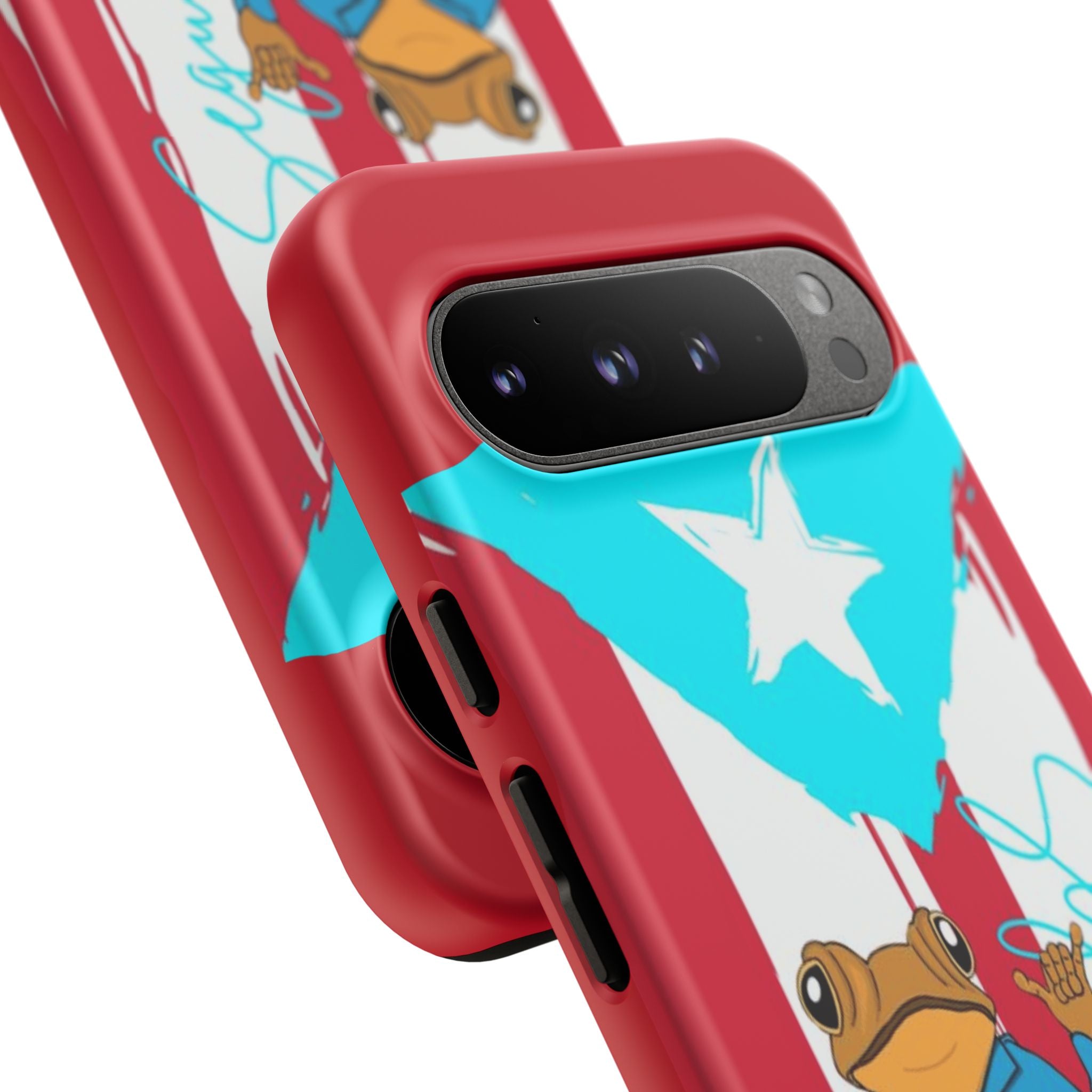 Puerto Rican Flag Frog Design ("Señorita Hops")Phone Case Isla del Encanto Phone Case – Puerto Rican Style