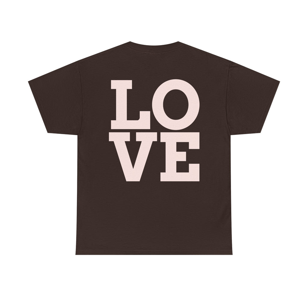 Pink Heart Cherries Tee  LOVE Graphic Valentine T-Shirt