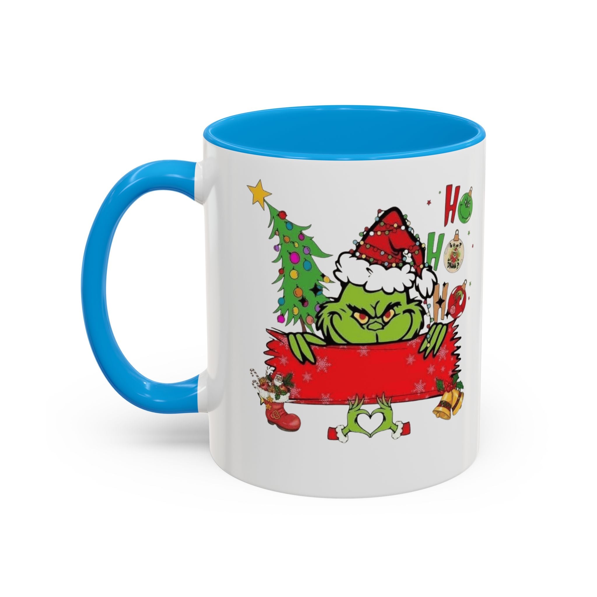 Christmas Grinch Mug (11oz & 15oz)  Funny Holiday Coffee Cup with Grinch Illustration Christmas Mugs Collection!