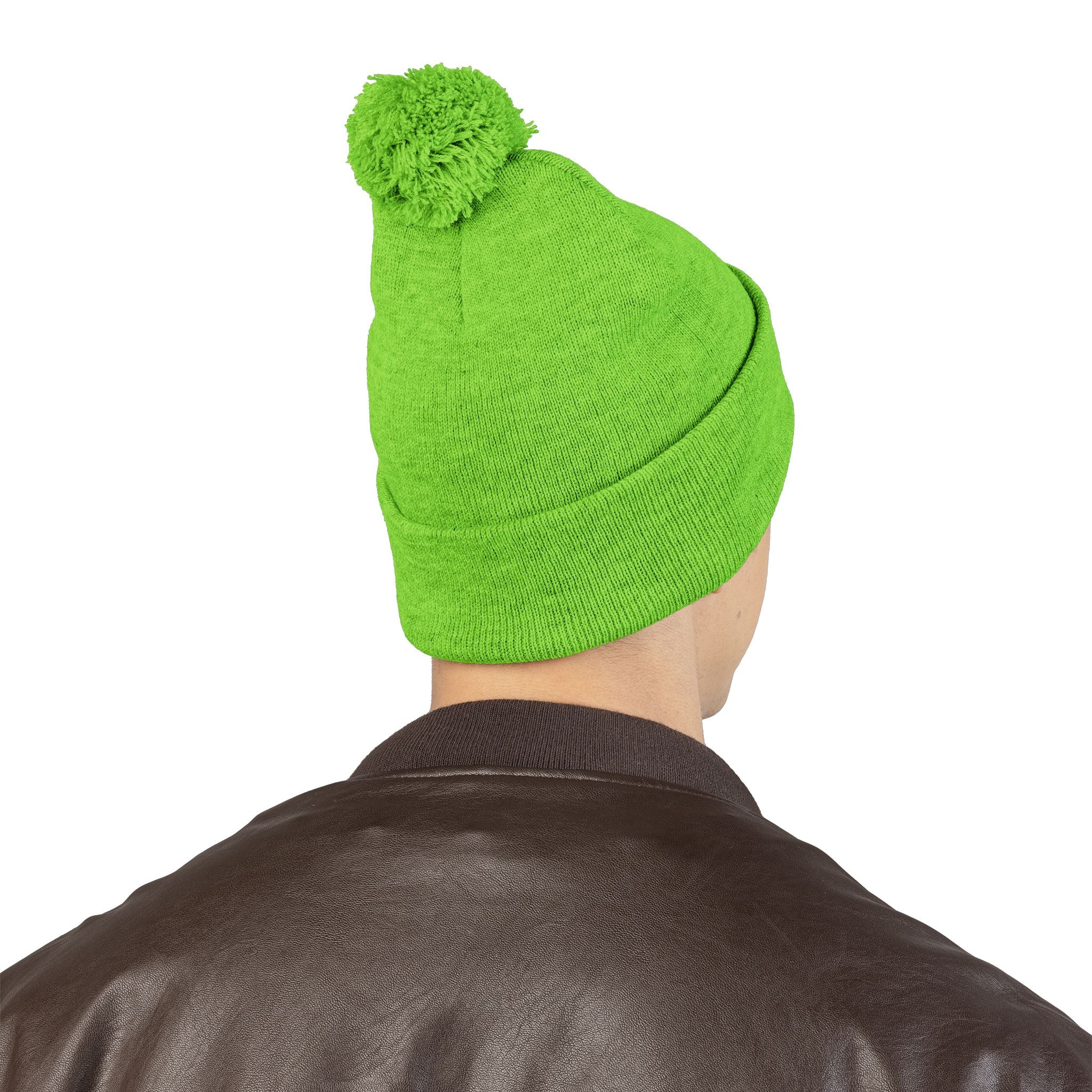 Toy Story Embroidered Pom-Pom Knit Cap Humor Cuffed Beanie – Warm, Soft & Sassy Winter Hat