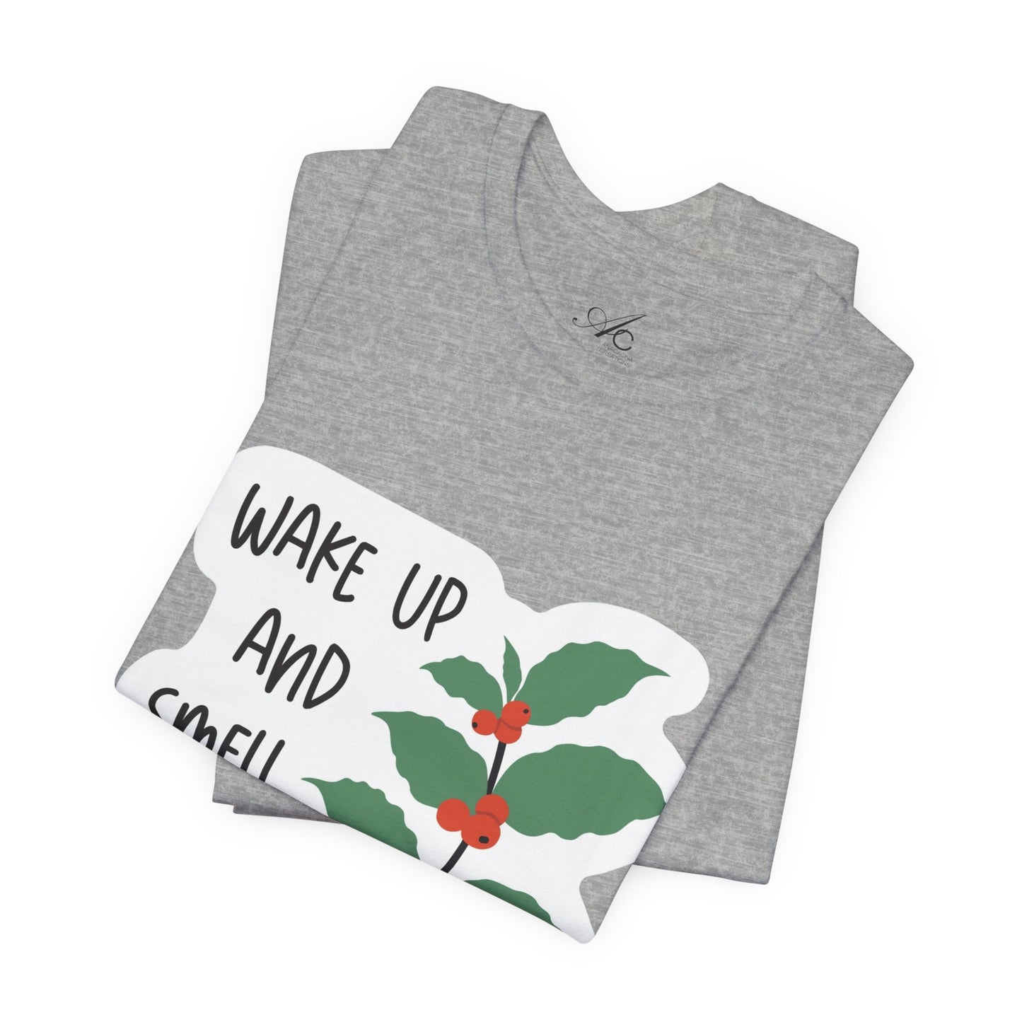 Wake Up and Smell the Coffee Tee  Coffee Plant Graphic T-Shirt