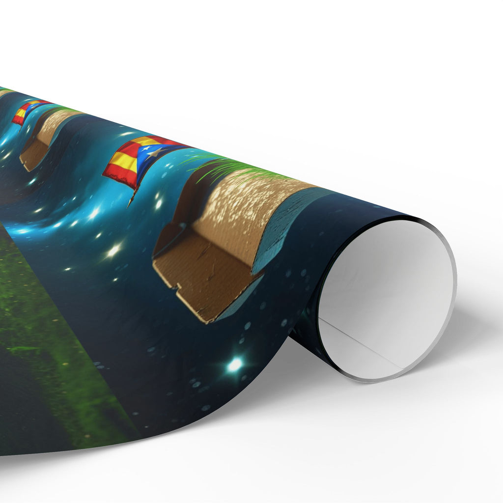 Puerto Rico Wrapping Paper – Cultural Gift Wrap | Boricua Heritage Design | Holiday & Celebration Gift Packaging
