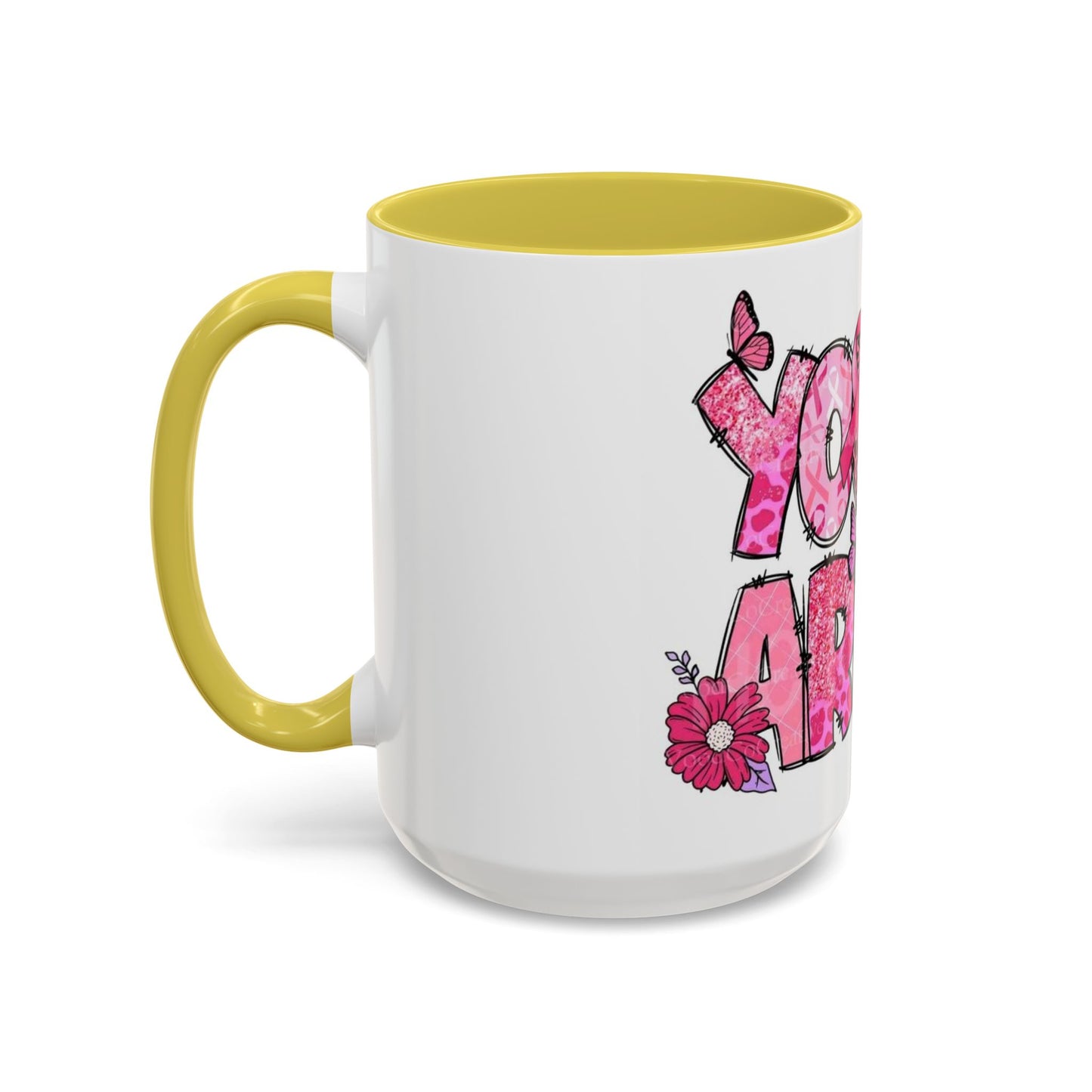 Cancer Hope Collection Empowering Inspirational Mug for Breast Cancer Awareness