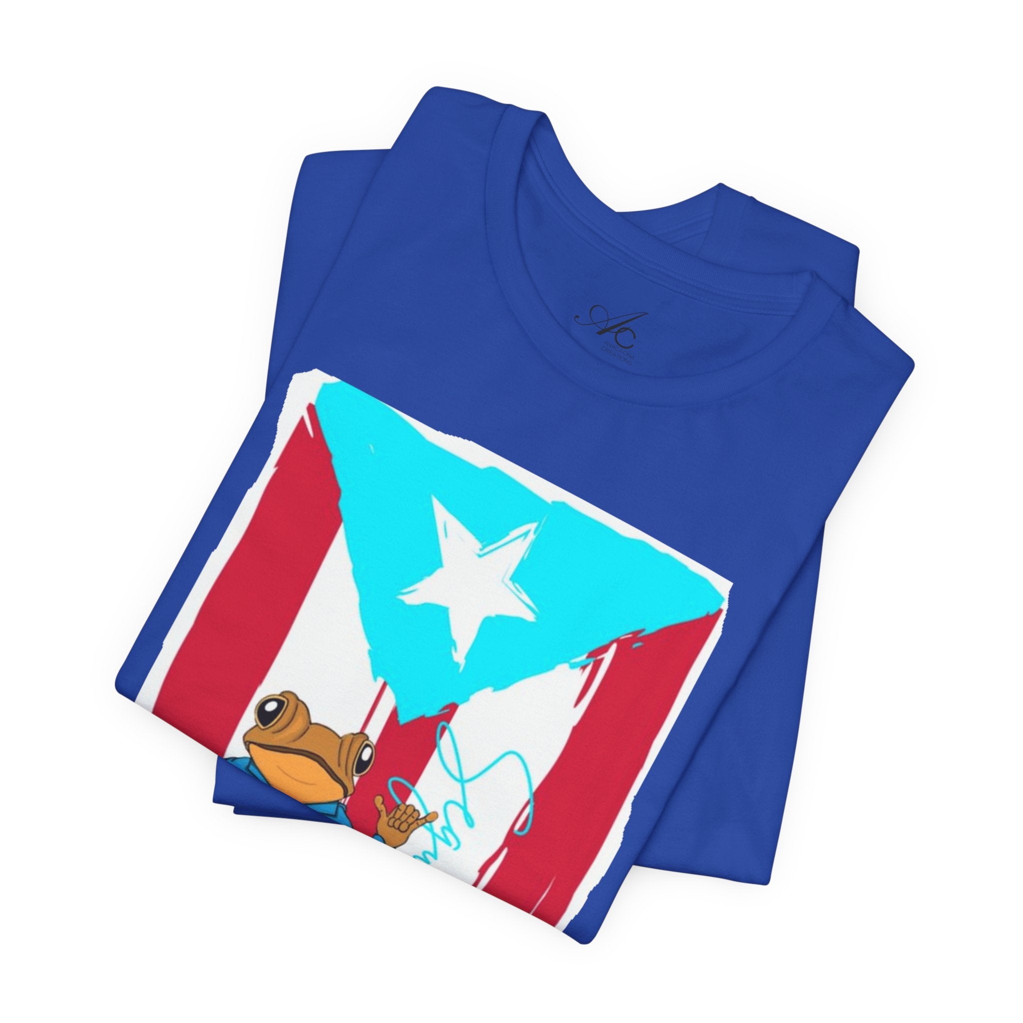Puerto Rican Coqui Flag T‑Shirt  Boricua Pride Tee