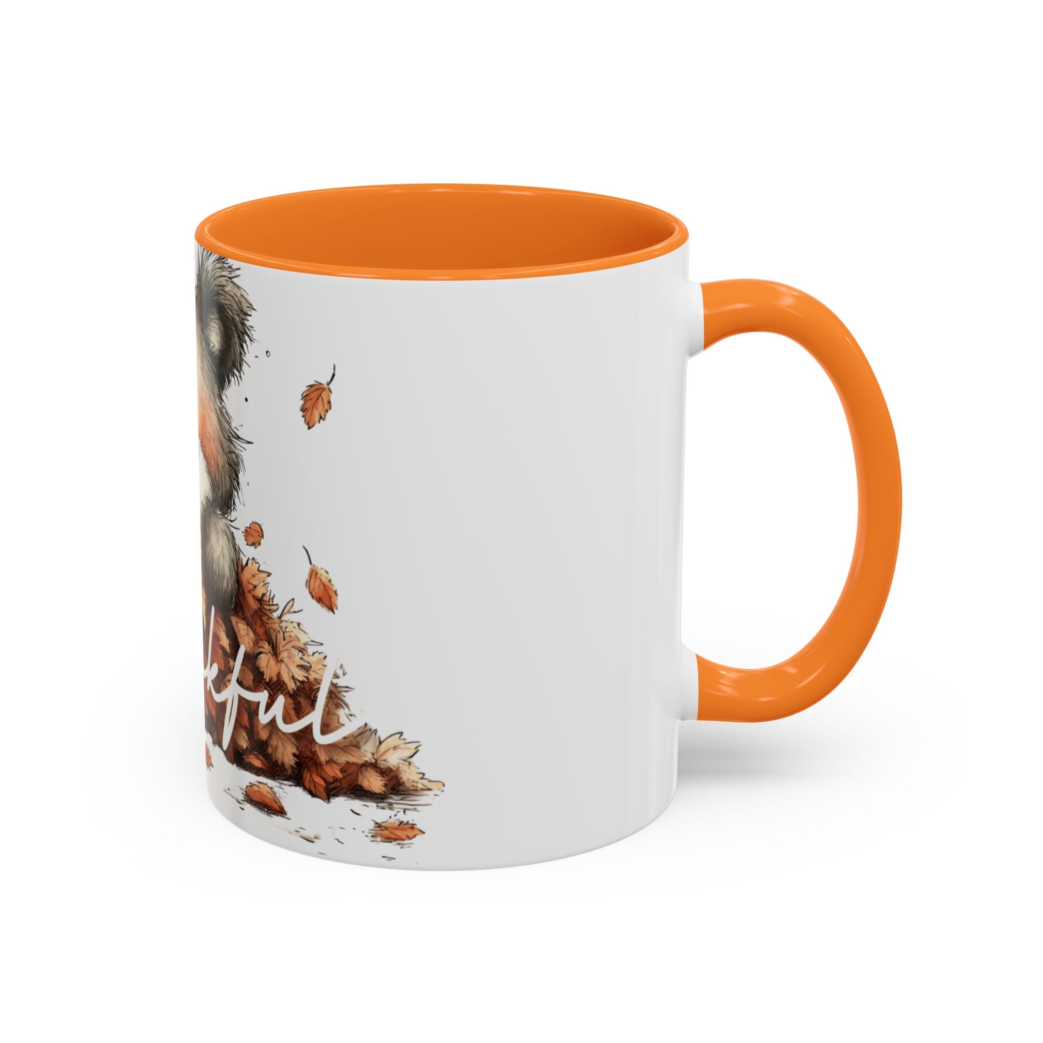 Thankful Bear Autumn Mug — Cute Fall Coffee Cup (11oz, 15oz)