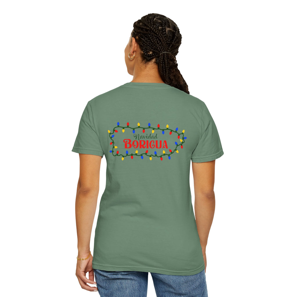 Medalla Light Beer T-Shirt  Navidad Boricua Holiday Tee Puerto Rico’s Navidades