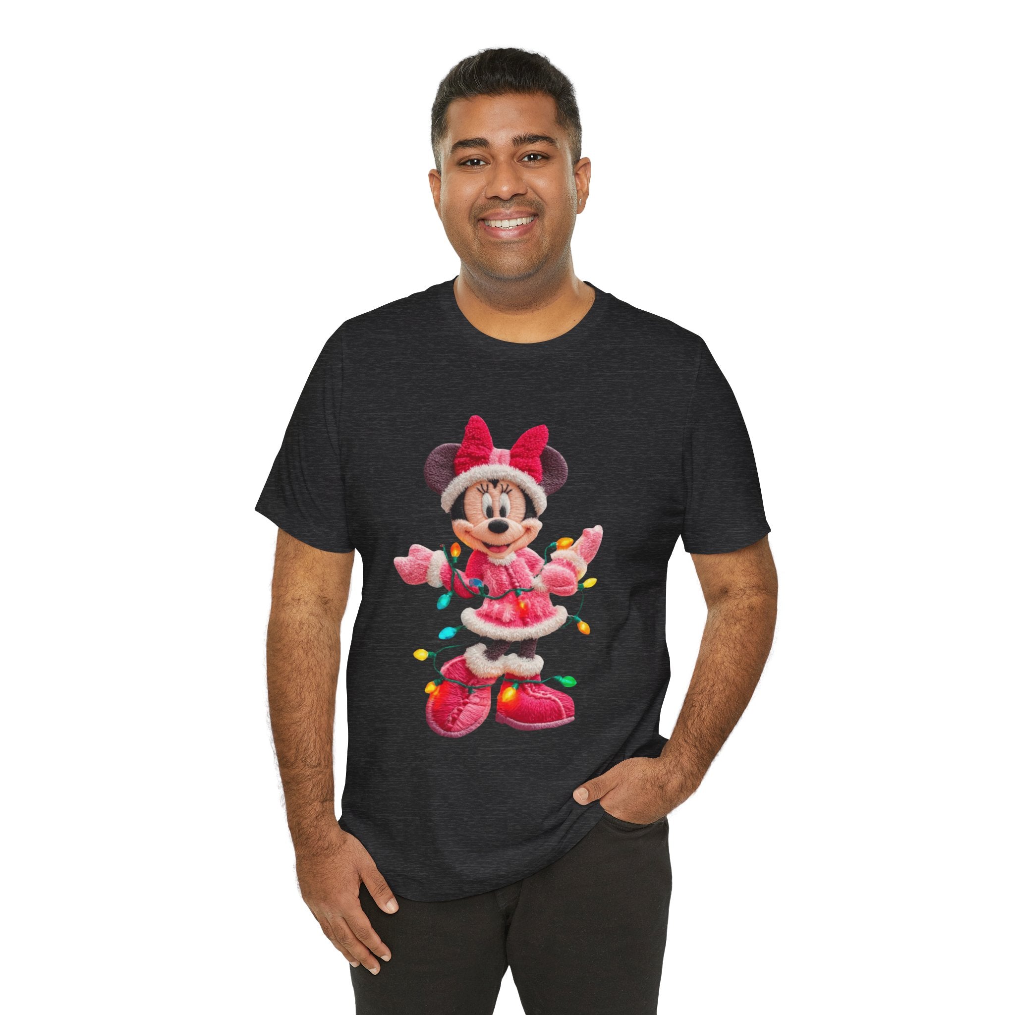Minnie Mouse Holiday Lights T-Shirt Festive Holiday Designs