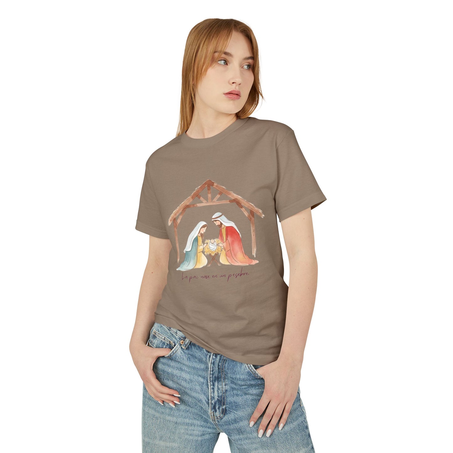 'Joy to the World' Christmas Nativity Shirt  Porque la Navidad no es solo una temporada — es el amor que compartimos